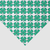 Lucky 4 Leaf Irish Clover-tissuepapier Tissuepapier (Detail)