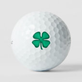 Lucky 4 Leaf Irish Clover Titleist Pro golfballen (Voorkant)