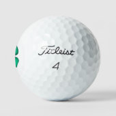 Lucky 4 Leaf Irish Clover Titleist Pro golfballen (Logo)