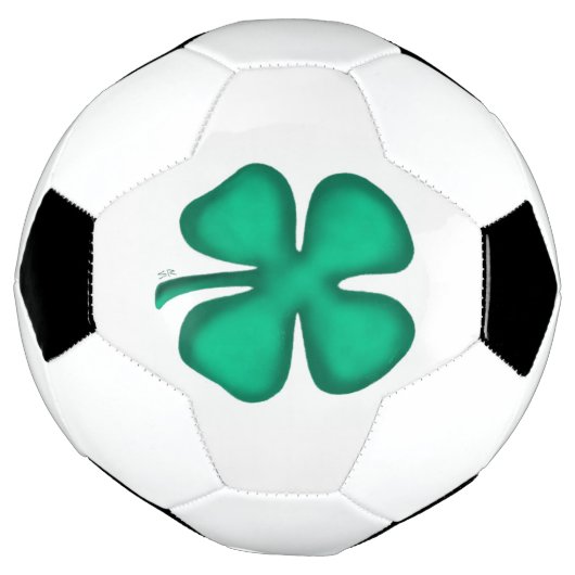 Lucky 4 Leaf Irish Clover voetbal (Gedraaid)