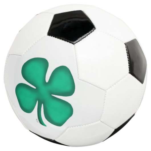 Lucky 4 Leaf Irish Clover voetbal (Drie kwart)