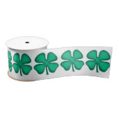 Lucky 4 Leaf Irish Cover ribbon spool Satijnen Lint (Spoel)