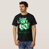 Lucky 60th Year Irish St Patrick's Day T-shirt (Voorkant volledig)