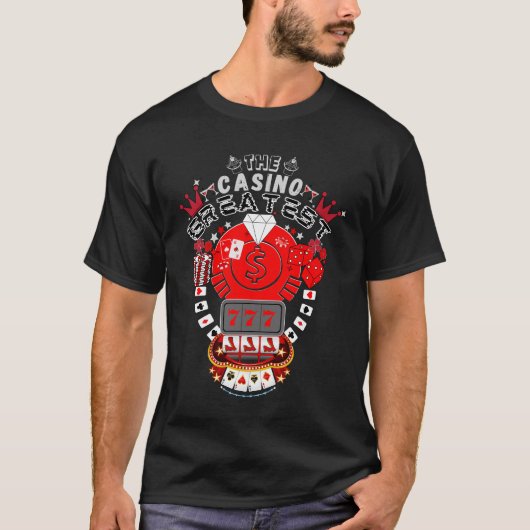 Lucky 777: De ultieme casino ervaring T-shirt (Voorkant)