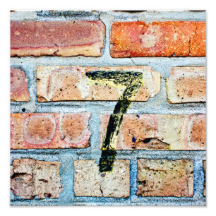 Lucky 7 foto afdruk
