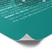 Lucky 7 Manifesto - 11x14 poster (Hoek)