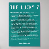 Lucky 7 Manifesto - 5x7 poster (Voorkant)