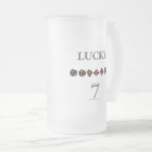 Lucky 7 matglas bierpul (Voorkant rechts)
