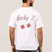 Lucky 7 Red T-shirt (Achterkant)