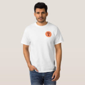 Lucky 7 sinaasappel t-shirt (Voorkant volledig)