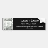 Lucky 7 Tattoos bumper sticker (Voorkant)