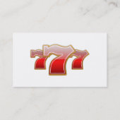 Lucky 7 visitekaartje (Achterkant)