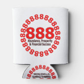 Lucky 888 Angel Numbers Drink koeler voor overvloe (Achterkant)