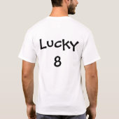 Lucky 8 t-shirt (Achterkant)