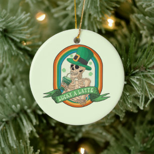 Lucky A Latte Keramisch Ornament