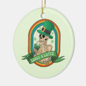 Lucky A Latte Keramisch Ornament (Links)