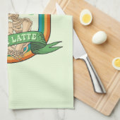 Lucky A Latte Theedoek (Quarter Fold)