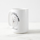 Lucky American Eskimo Dog Koffiemok (Voorkant links)