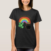 Lucky And Blessed Rainbow Saint Patrick's Day Sham T-shirt (Voorkant)