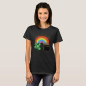 Lucky And Blessed Rainbow Saint Patrick's Day Sham T-shirt (Voorkant volledig)