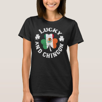 Lucky and Chingon Mexican Irish Cinco de Mayo Sham T-shirt