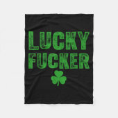 Lucky And Lucky Forer St Patricks Day  Fleece Deken (Voorkant)