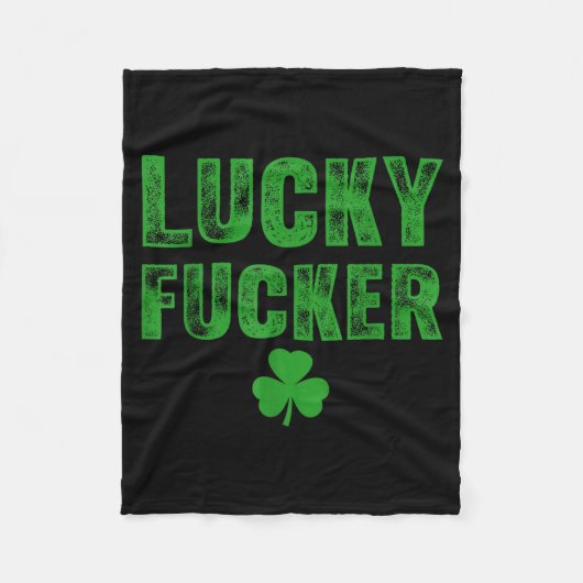 Lucky And Lucky Forer St Patricks Day  Fleece Deken (Voorkant)