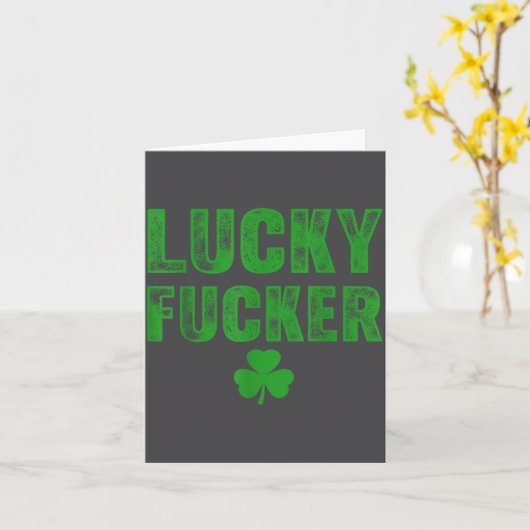 Lucky And Lucky Forer St Patricks Day  Kaart (Gele Bloem)
