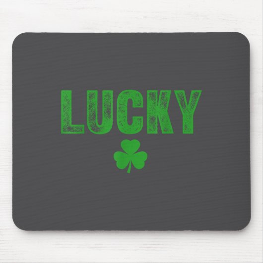 Lucky And Lucky Forer St Patricks Day Muismat (Voorkant)