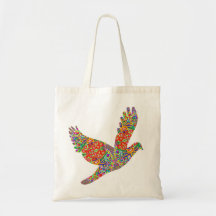 LUCKY Angel Bird Canvas tas