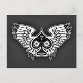 Lucky Angry Winged Spade #7 Briefkaart (Voorkant)