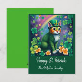 Lucky Animals in Disguise - Het plezier van St. Pa Feestdagenkaart (Voorkant / Achterkant)