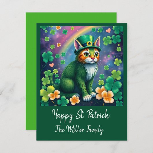 Lucky Animals in Disguise - Het plezier van St. Pa Feestdagenkaart (Voorkant / Achterkant)