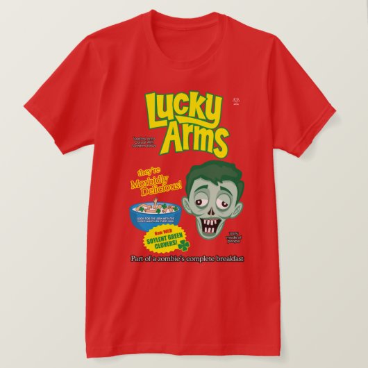 Lucky Arms Cereal T-shirt (Design voorkant)