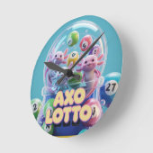 Lucky Axolotl Ronde Klok (Hoek)