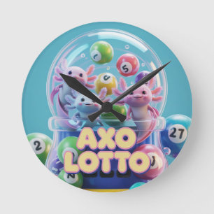 Lucky Axolotl Ronde Klok