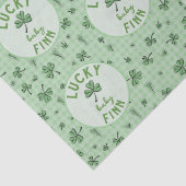 Lucky Baby Boy St. Patrick’s Day Tissuepapier (Detail)
