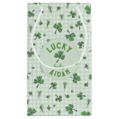Lucky Baby Green Genderneutraal St Paddys Klein Cadeauzakje (Achterkant)