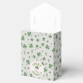 Lucky Baby Pink en Green St Paddys Bedankdoosjes (Geopend)