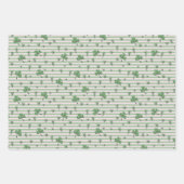 Lucky Baby Pink en Green St Paddys Inpakpapier Vel (Voorkant 3)