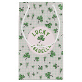 Lucky Baby Pink en Green St Paddys Klein Cadeauzakje (Achterkant)