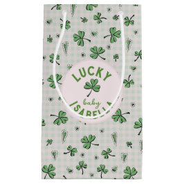 Lucky Baby Pink en Green St Paddys Klein Cadeauzakje
