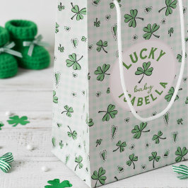 Lucky Baby Pink en Green St Paddys Klein Cadeauzakje