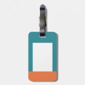 Lucky Bag Blue Bagagelabel (Achterkant verticaal)