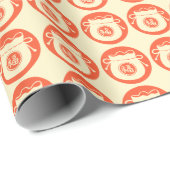 Lucky Bag Chinees Nieuwjaar Sinaasappel Cream Cadeaupapier (Rol Hoek)