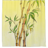 Lucky Bamboo 1 Shower Curtain Douchegordijn (Voorkant)