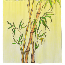 Lucky Bamboo 1 Shower Curtain Douchegordijn