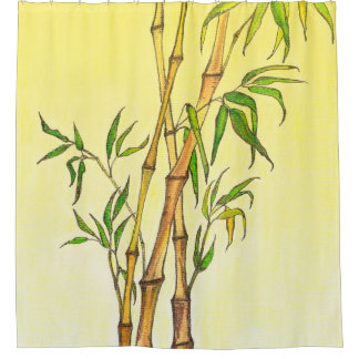 Lucky Bamboo 1 Shower Curtain Douchegordijn