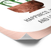 Lucky Bamboo Happalth Kraalth Langoustheid Roos Go Poster (Hoek)