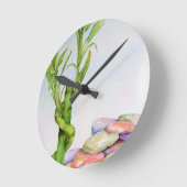 LUCKY BAMBOO WALL CLOCK RONDE KLOK (Hoek)